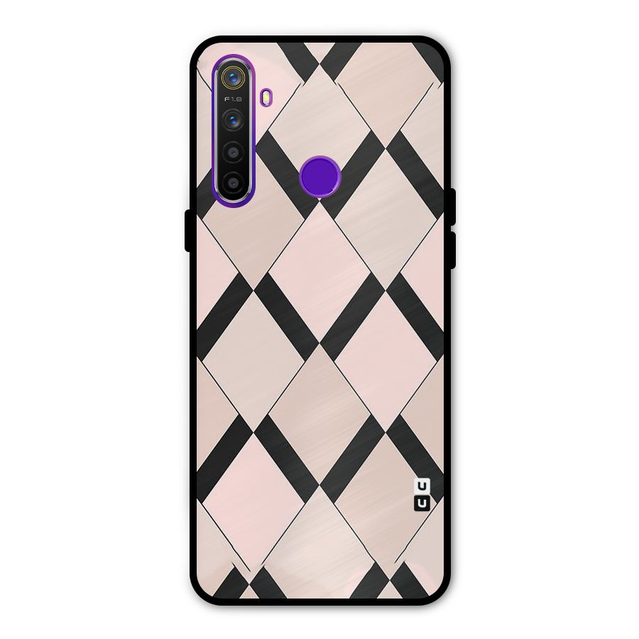 Light Pink Glass Back Case for Realme 5s