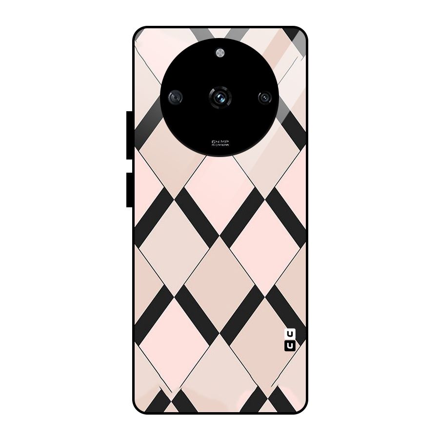 Light Pink Glass Back Case for Realme Narzo 60 5G