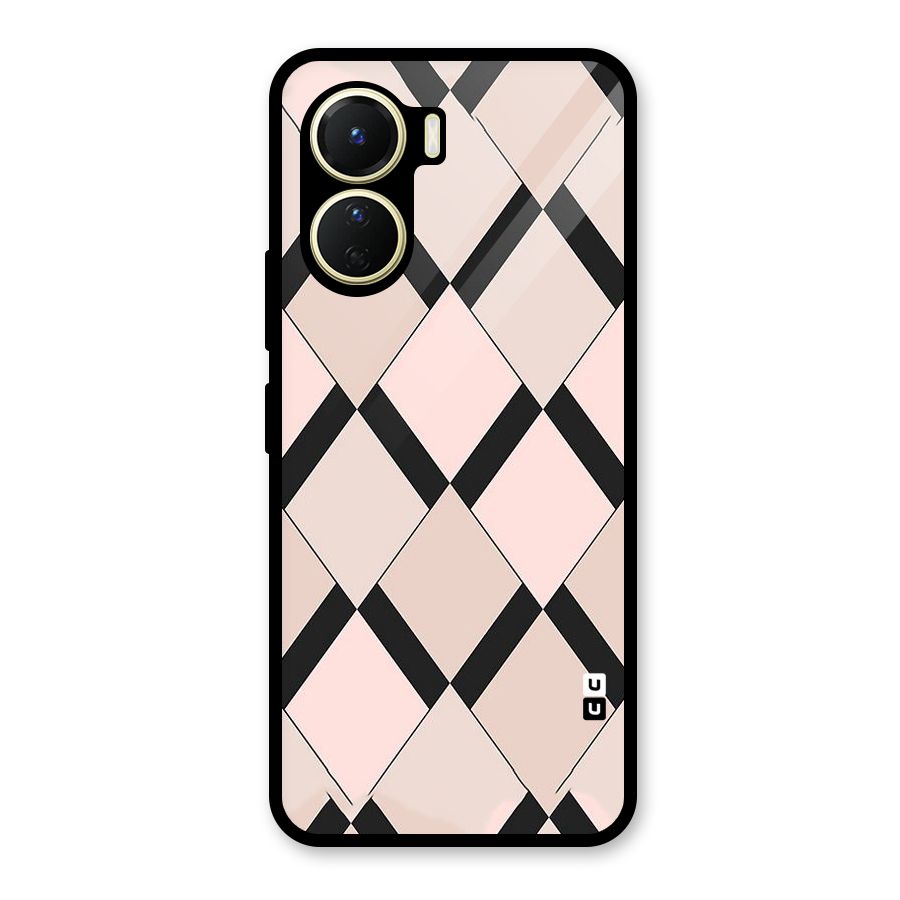 Light Pink Glass Back Case for Vivo Y56