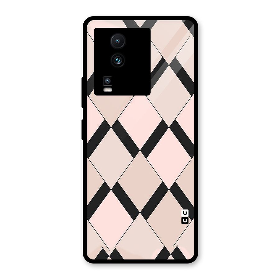 Light Pink Glass Back Case for Vivo iQOO Neo 7 Pro