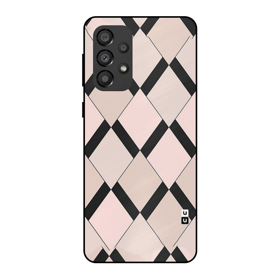 Light Pink Metal Back Case for Galaxy A33 5G