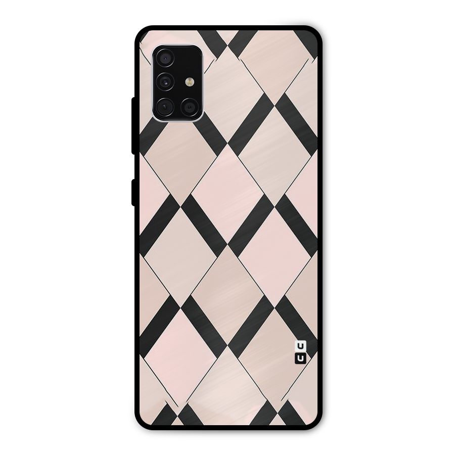 Light Pink Metal Back Case for Galaxy A51