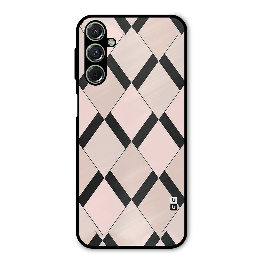 Light Pink Metal Back Case for Galaxy F34