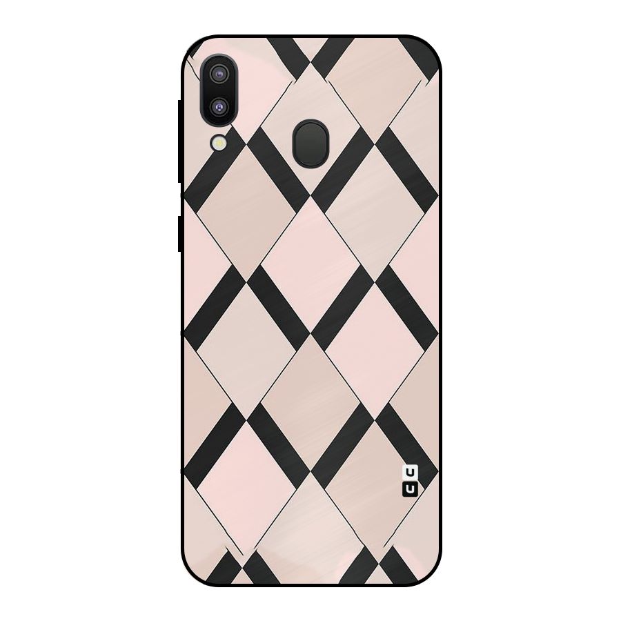 Light Pink Metal Back Case for Galaxy M20