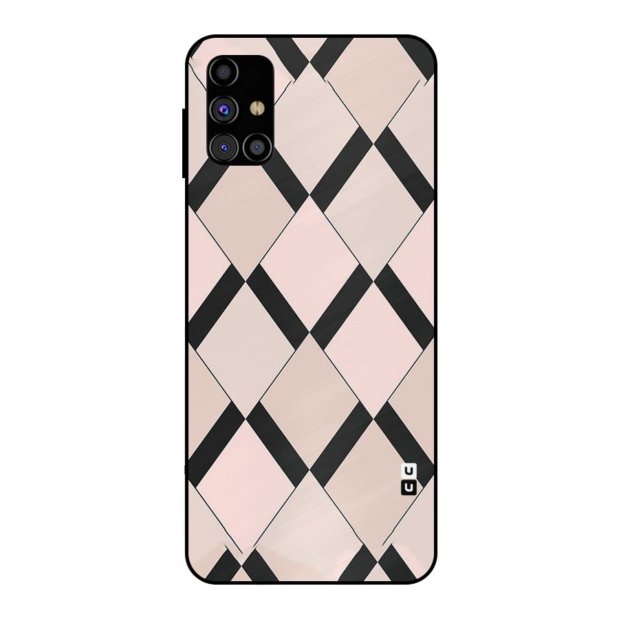 Light Pink Metal Back Case for Galaxy M31s
