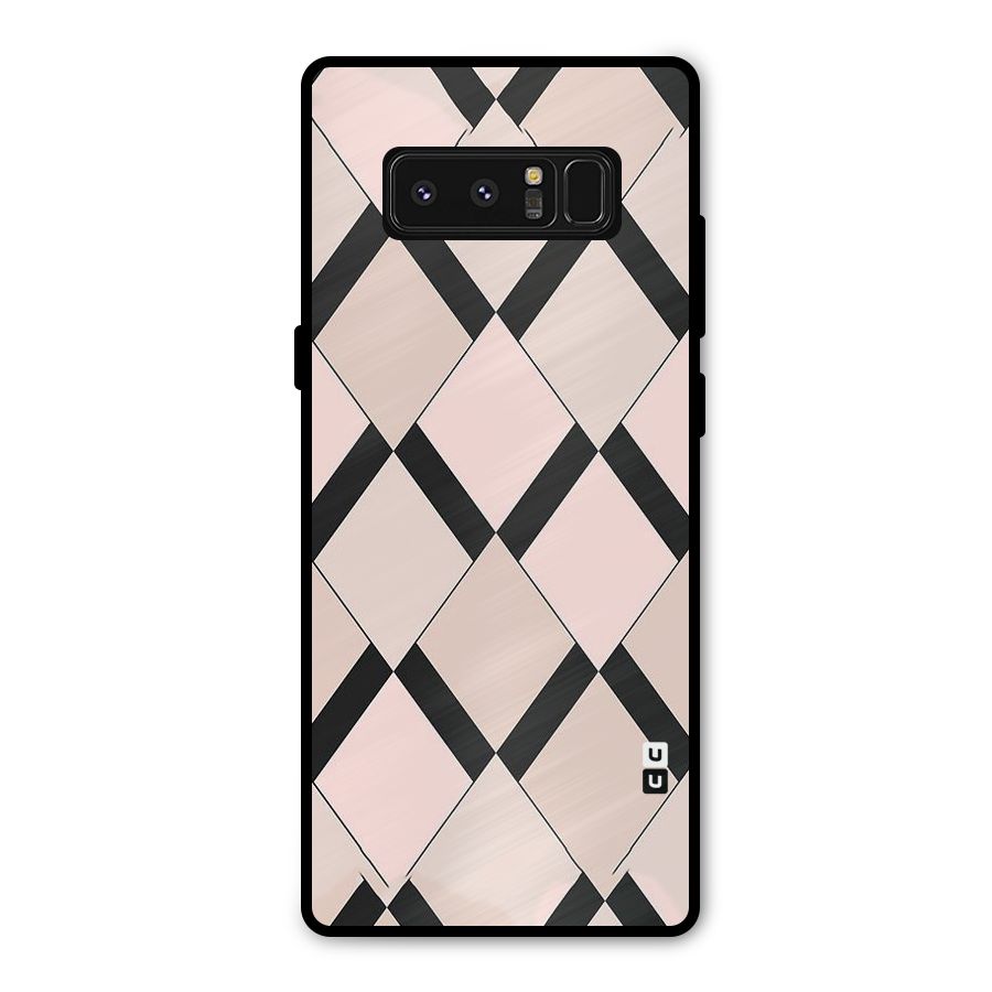 Light Pink Metal Back Case for Galaxy Note 8