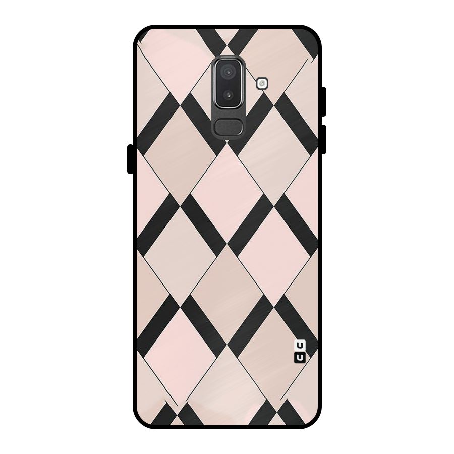 Light Pink Metal Back Case for Galaxy On8 (2018)