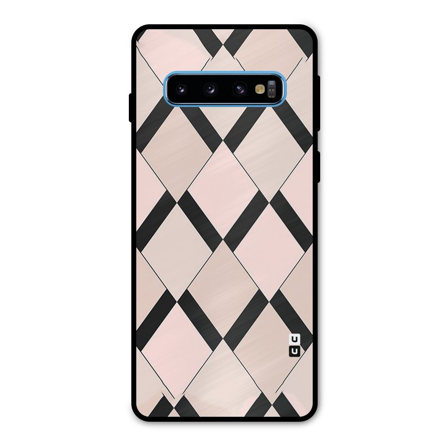 Light Pink Metal Back Case for Galaxy S10