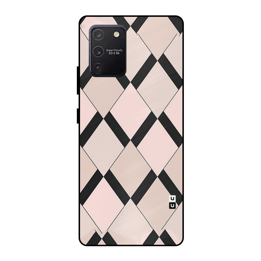 Light Pink Metal Back Case for Galaxy S10 Lite