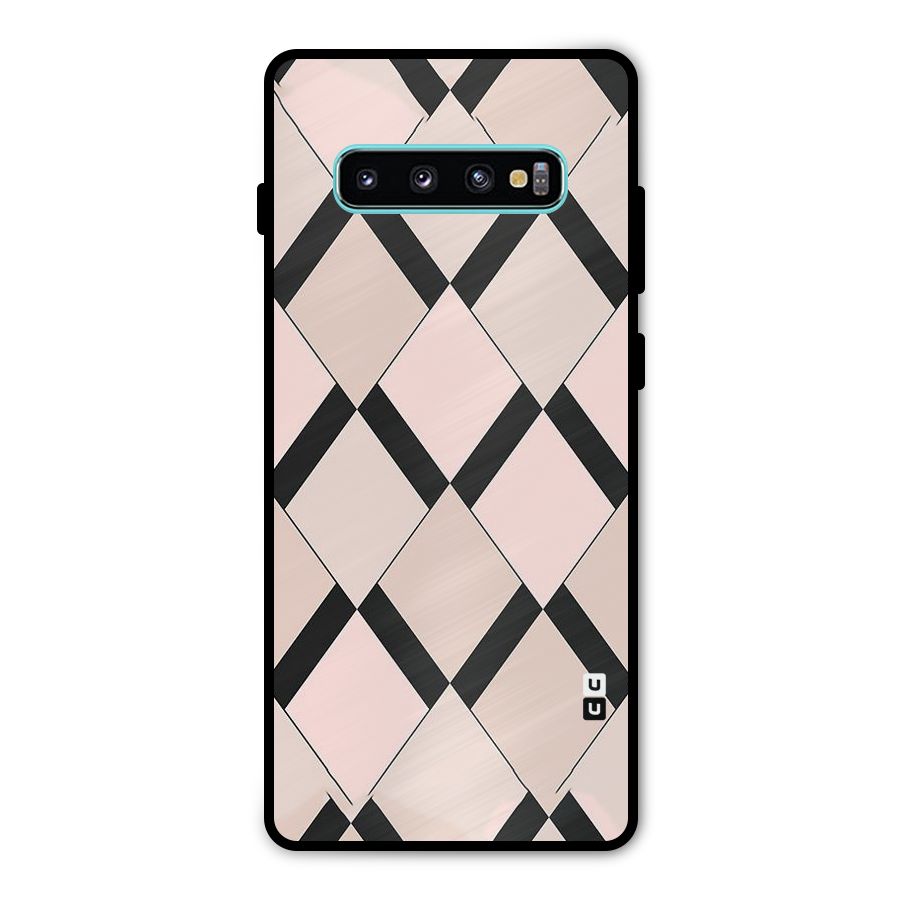 Light Pink Metal Back Case for Galaxy S10 Plus