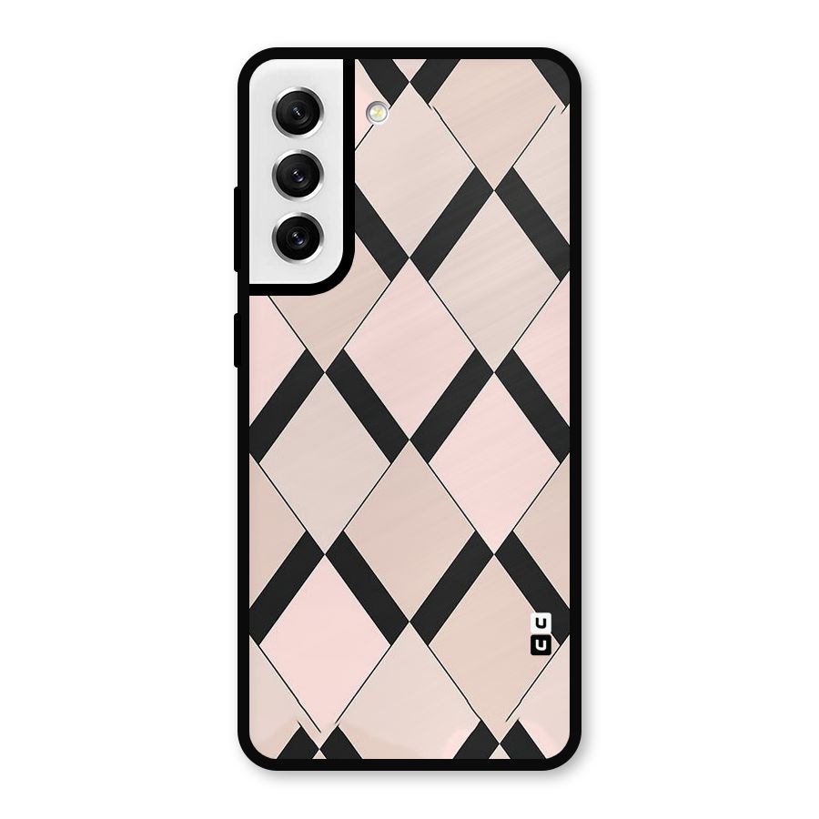 Light Pink Metal Back Case for Galaxy S21 FE 5G