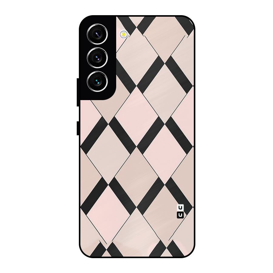 Light Pink Metal Back Case for Galaxy S22 5G