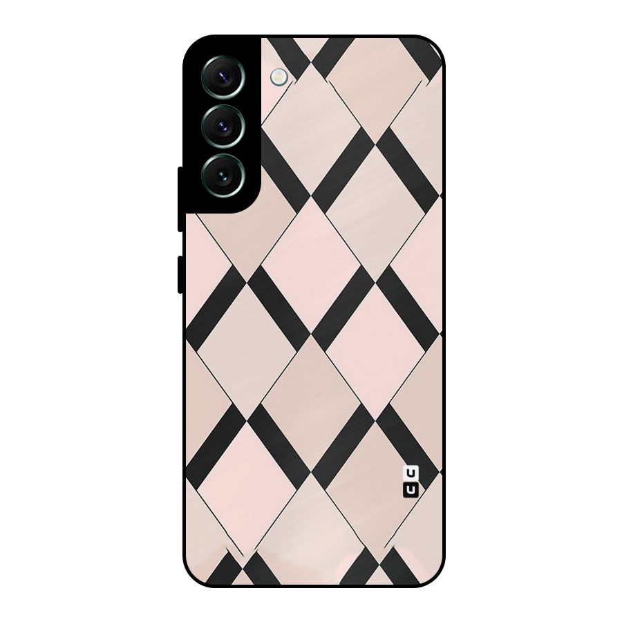 Light Pink Metal Back Case for Galaxy S22 Plus 5G
