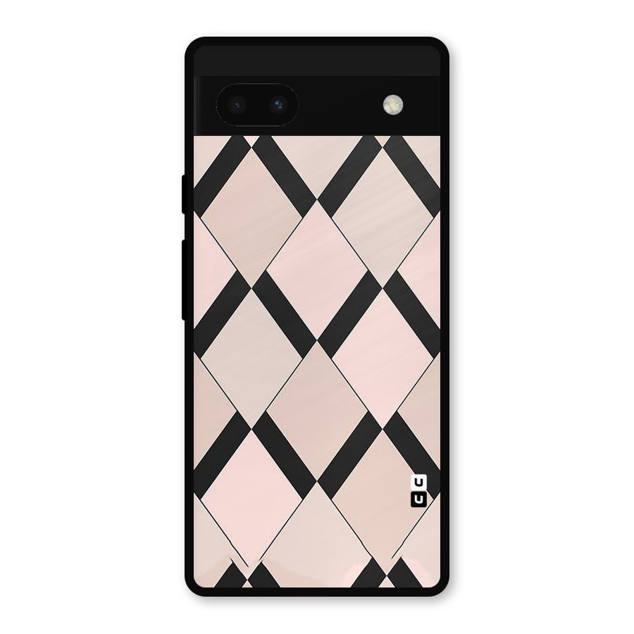 Light Pink Metal Back Case for Google Pixel 6a