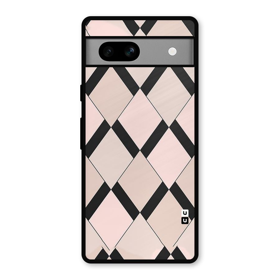 Light Pink Metal Back Case for Google Pixel 7a