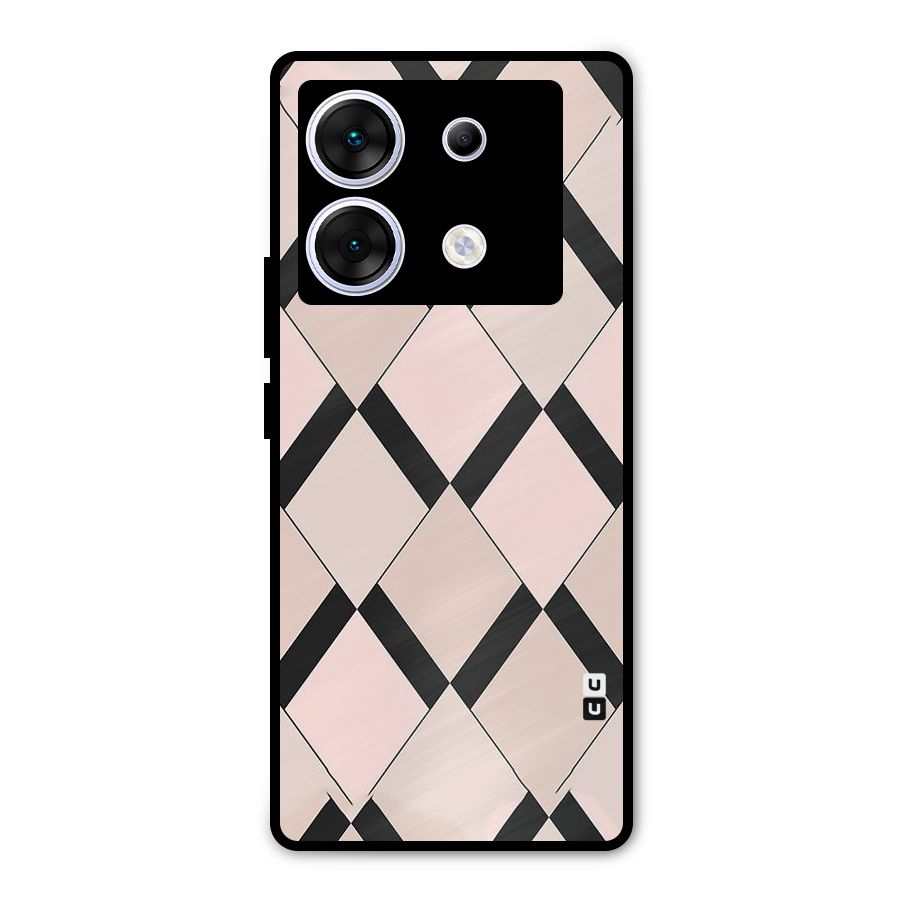 Light Pink Metal Back Case for Infinix Zero 30 5G