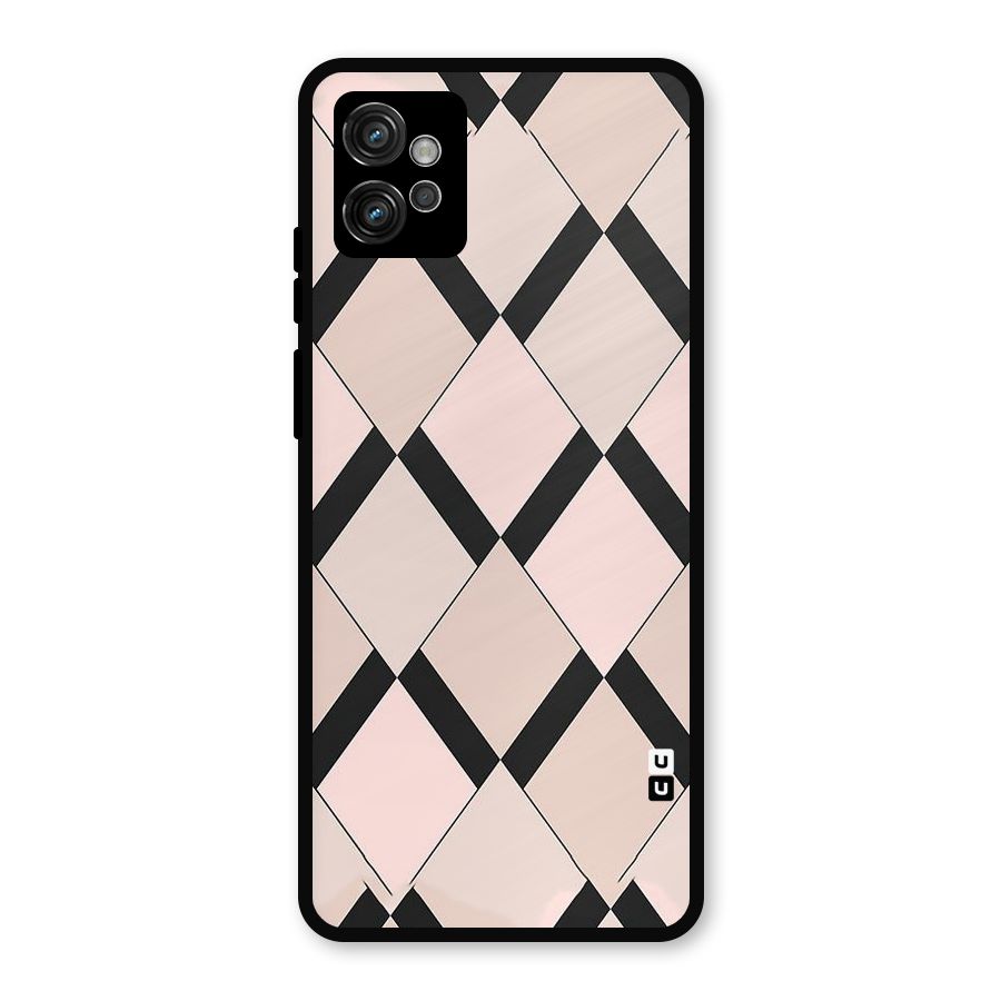 Light Pink Metal Back Case for Moto G32