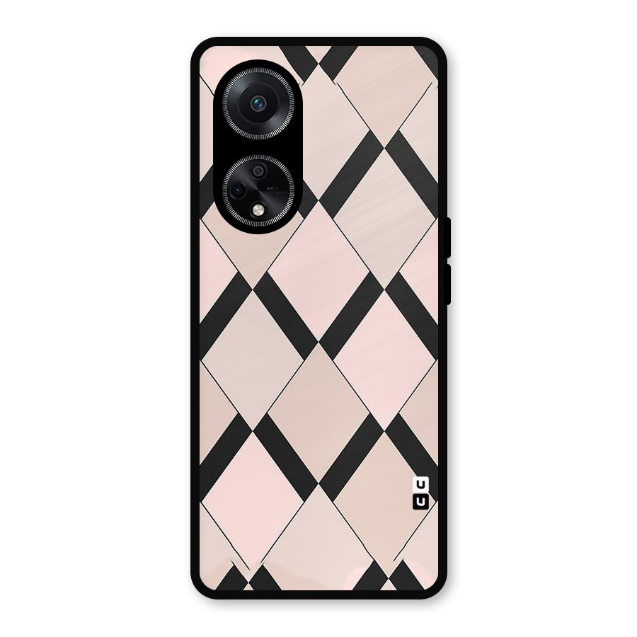 Light Pink Metal Back Case for Oppo F23