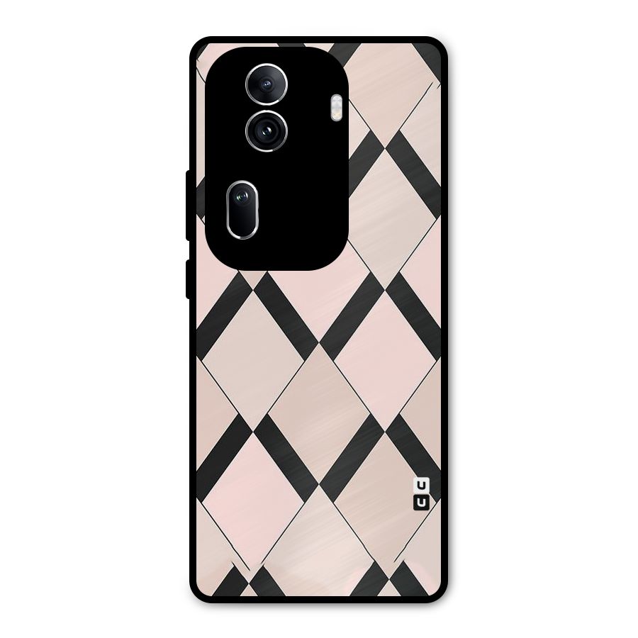 Light Pink Metal Back Case for Oppo Reno11 Pro 5G