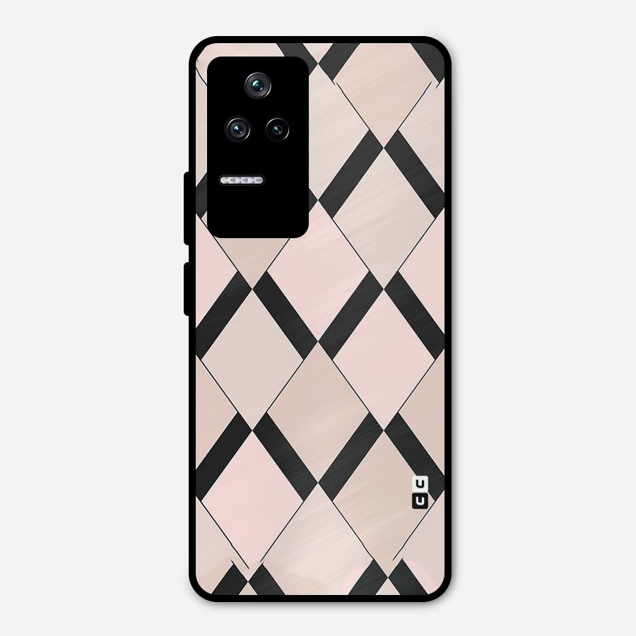 Light Pink Metal Back Case for Poco F4 5G