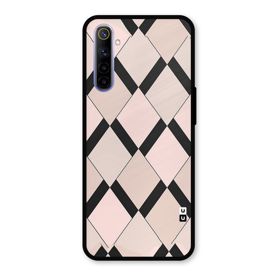 Light Pink Metal Back Case for Realme 6i