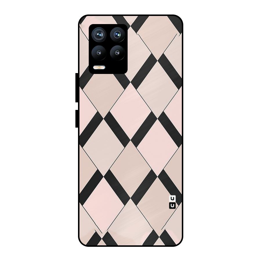 Light Pink Metal Back Case for Realme 8 Pro