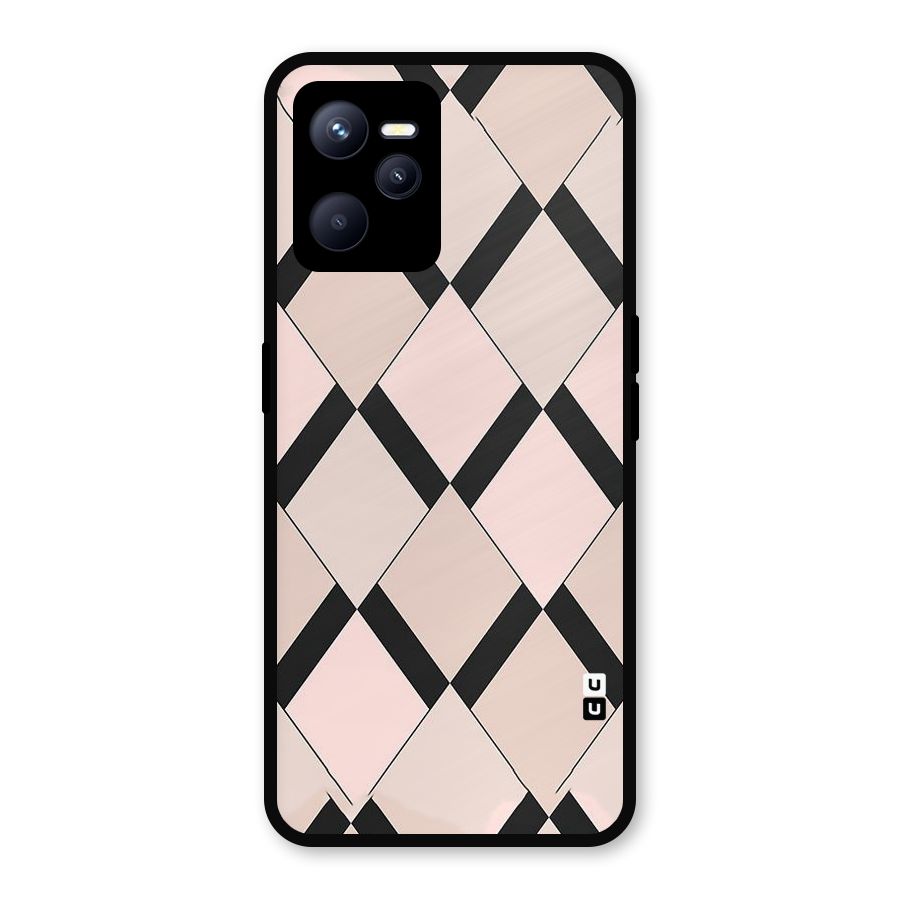 Light Pink Metal Back Case for Realme C35