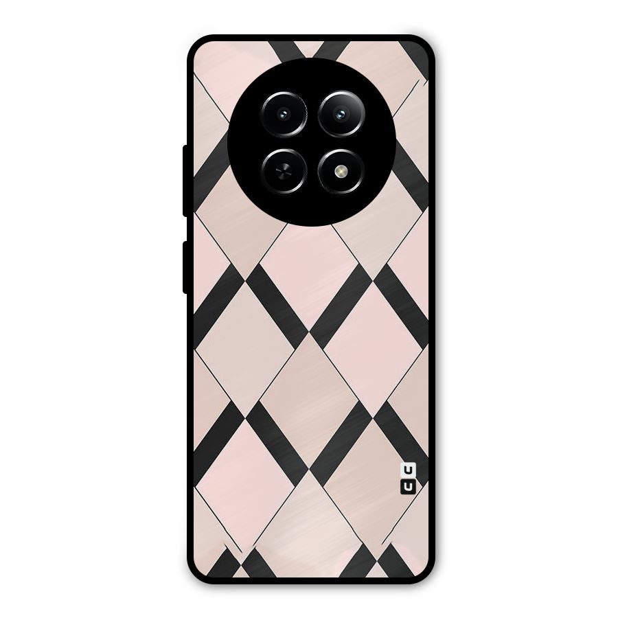 Light Pink Metal Back Case for Realme Narzo 70x 5G