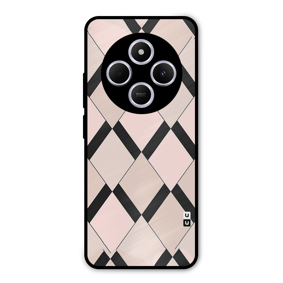 Light Pink Metal Back Case for Redmi 14C