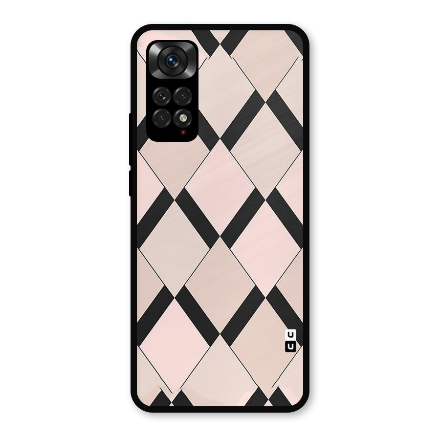 Light Pink Metal Back Case for Redmi Note 11