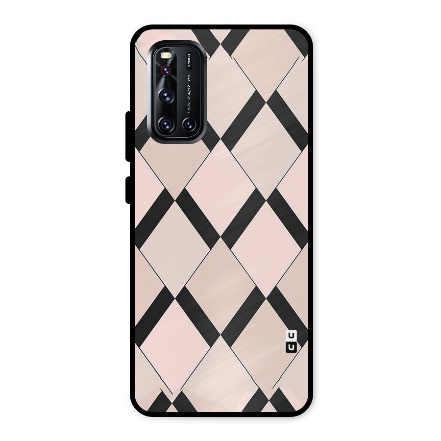 Light Pink Metal Back Case for Vivo V19