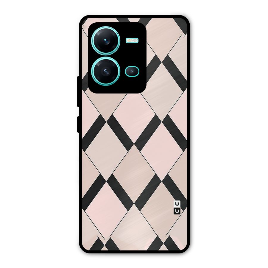 Light Pink Metal Back Case for Vivo V25