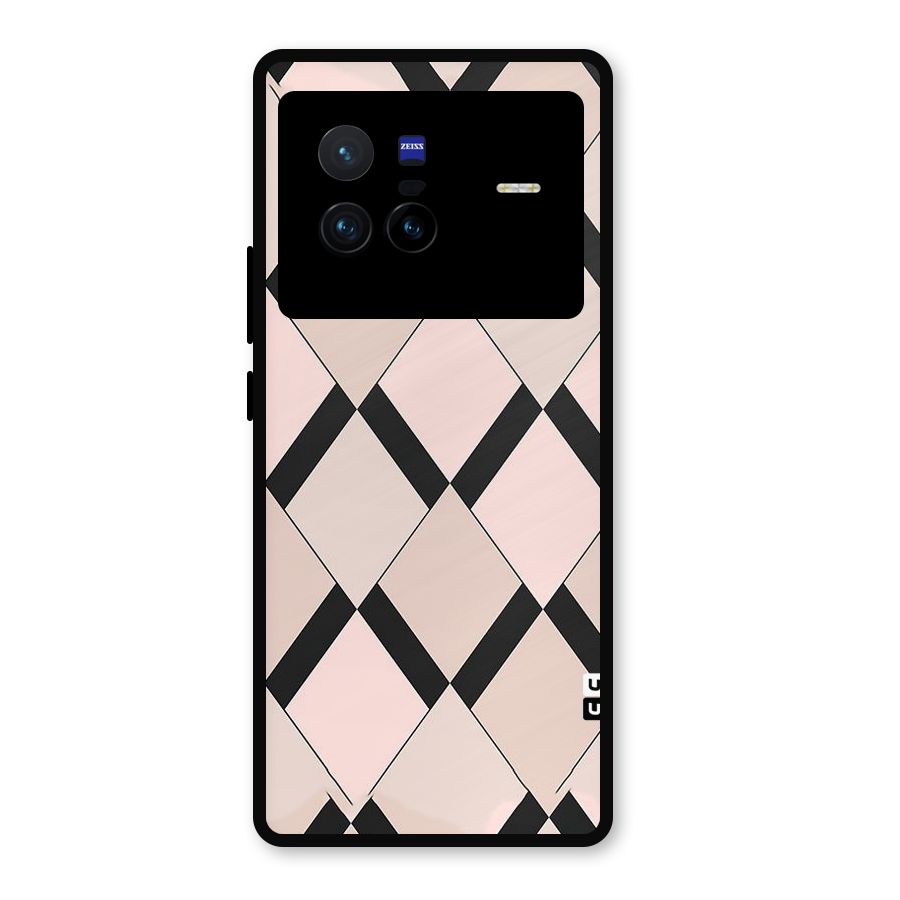 Light Pink Metal Back Case for Vivo X80