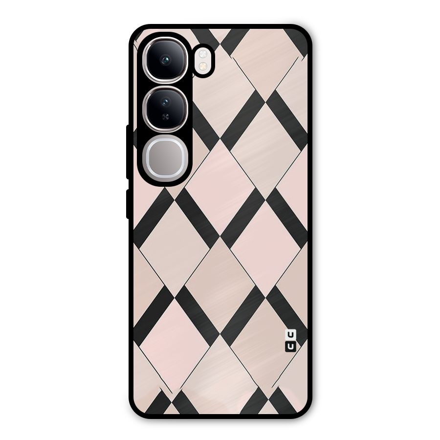 Light Pink Metal Back Case for Vivo Y300