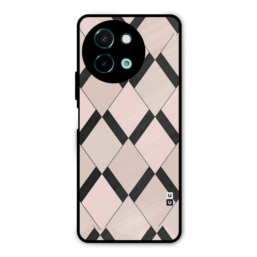 Light Pink Metal Back Case for Vivo Y58