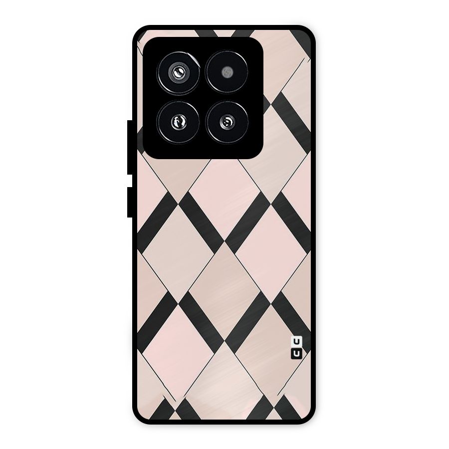 Light Pink Metal Back Case for Xiaomi 14 Pro