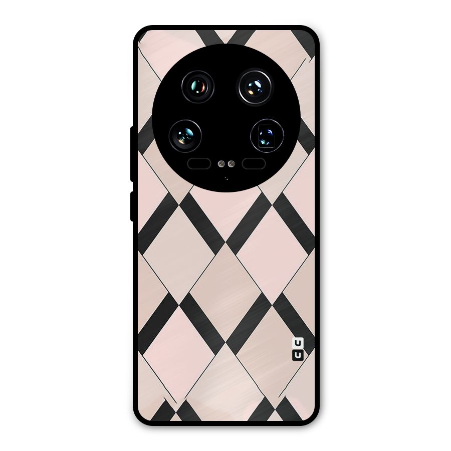 Light Pink Metal Back Case for Xiaomi 14 Ultra