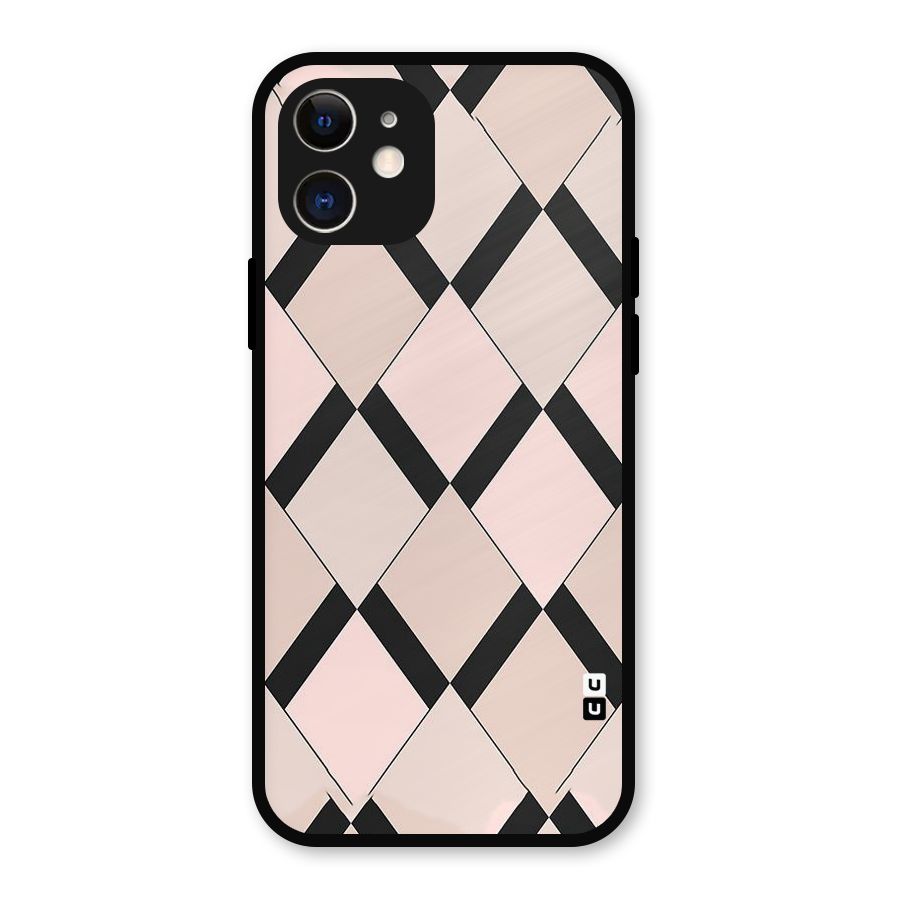 Light Pink Metal Back Case for iPhone 12