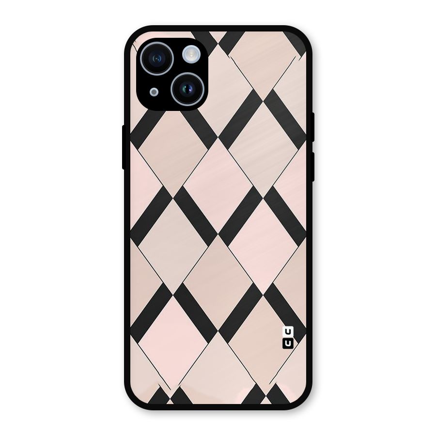 Light Pink Metal Back Case for iPhone 14