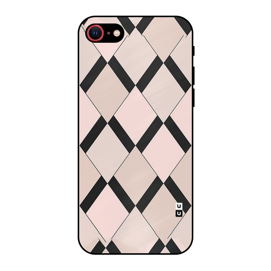 Light Pink Metal Back Case for iPhone 7