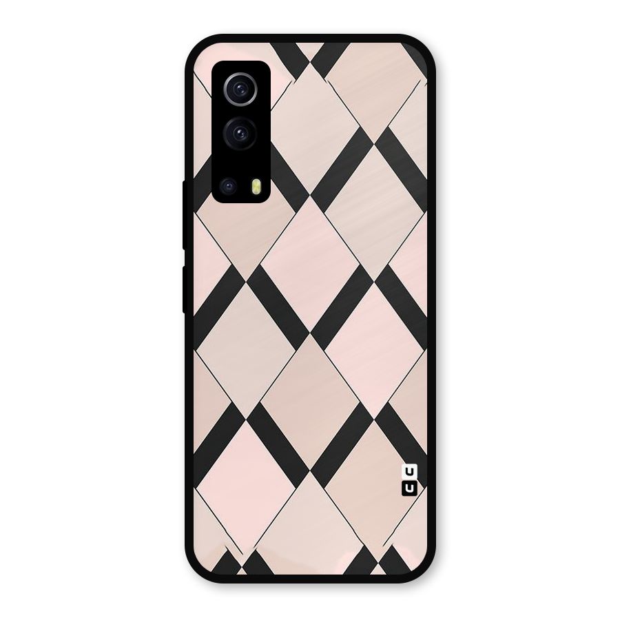 Light Pink Metal Back Case for iQOO Z3
