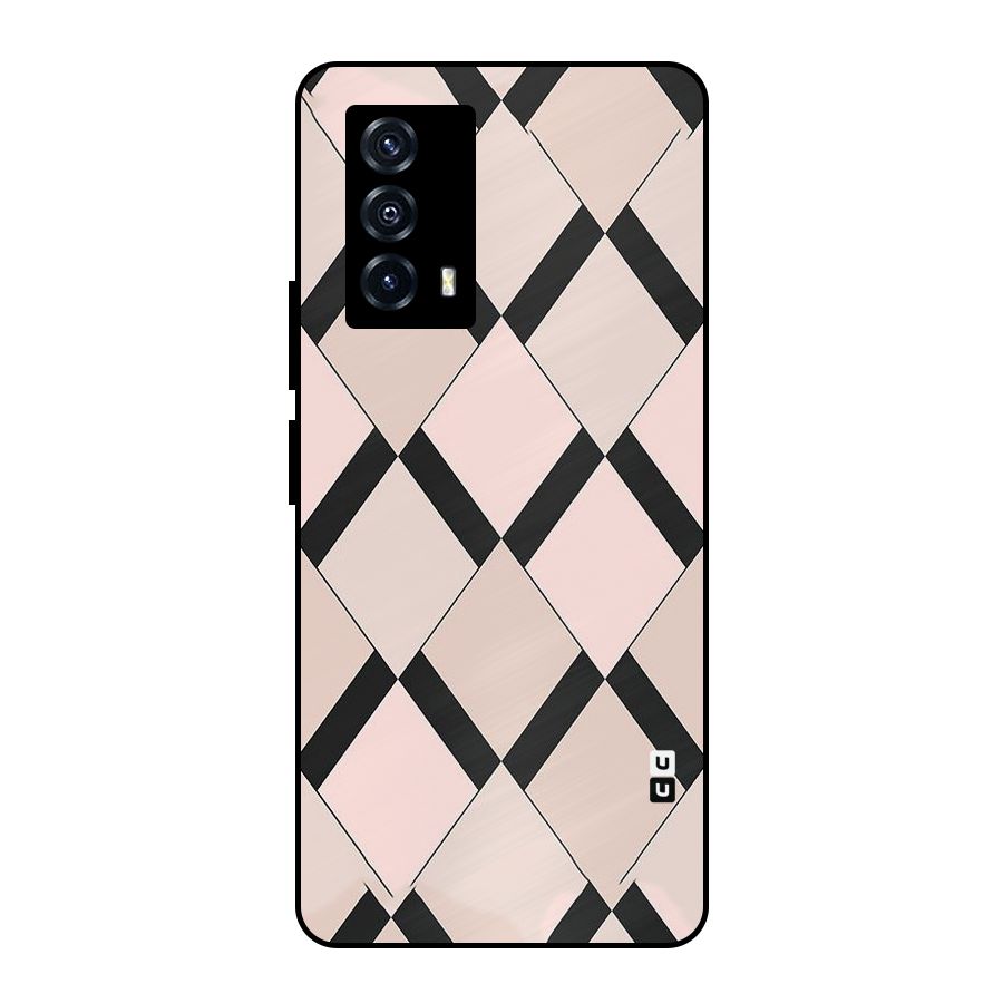 Light Pink Metal Back Case for iQOO Z5
