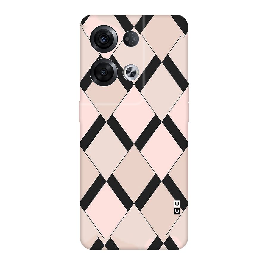 Light Pink Original Polycarbonate Back Case for Oppo Reno8 Pro 5G