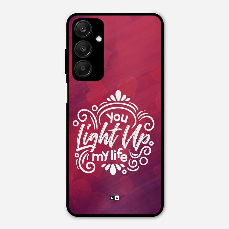 Light Up My Life Metal Back Case for Galaxy A25 5G