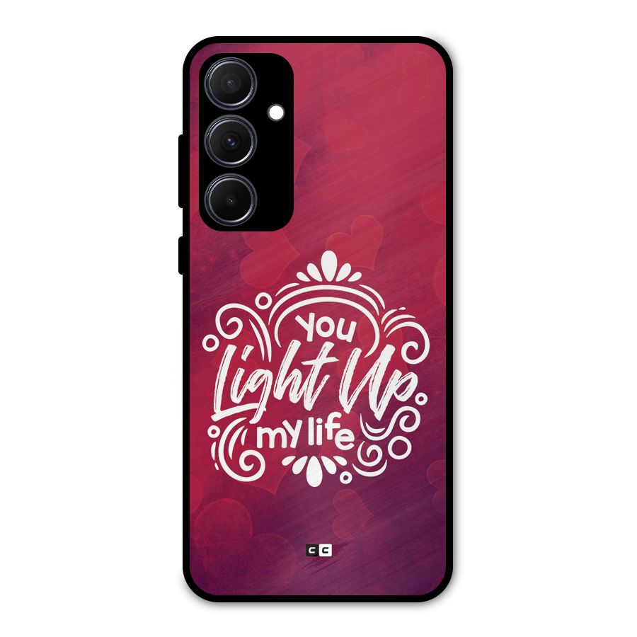 Light Up My Life Metal Back Case for Galaxy A35