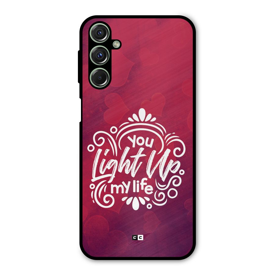 Light Up My Life Metal Back Case for Galaxy M34