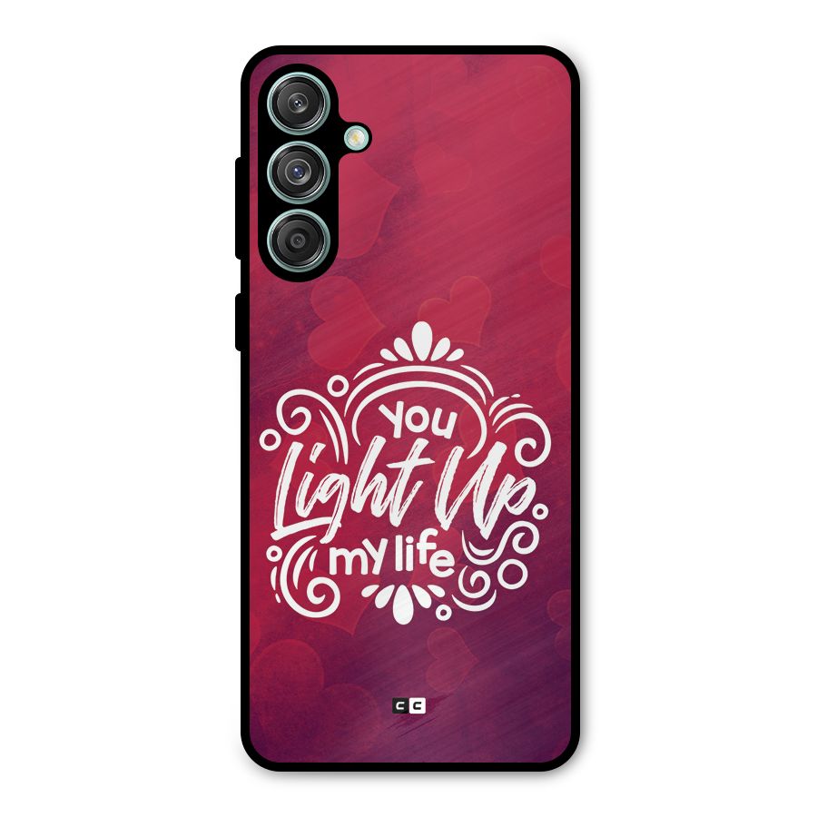 Light Up My Life Metal Back Case for Galaxy M55 5G