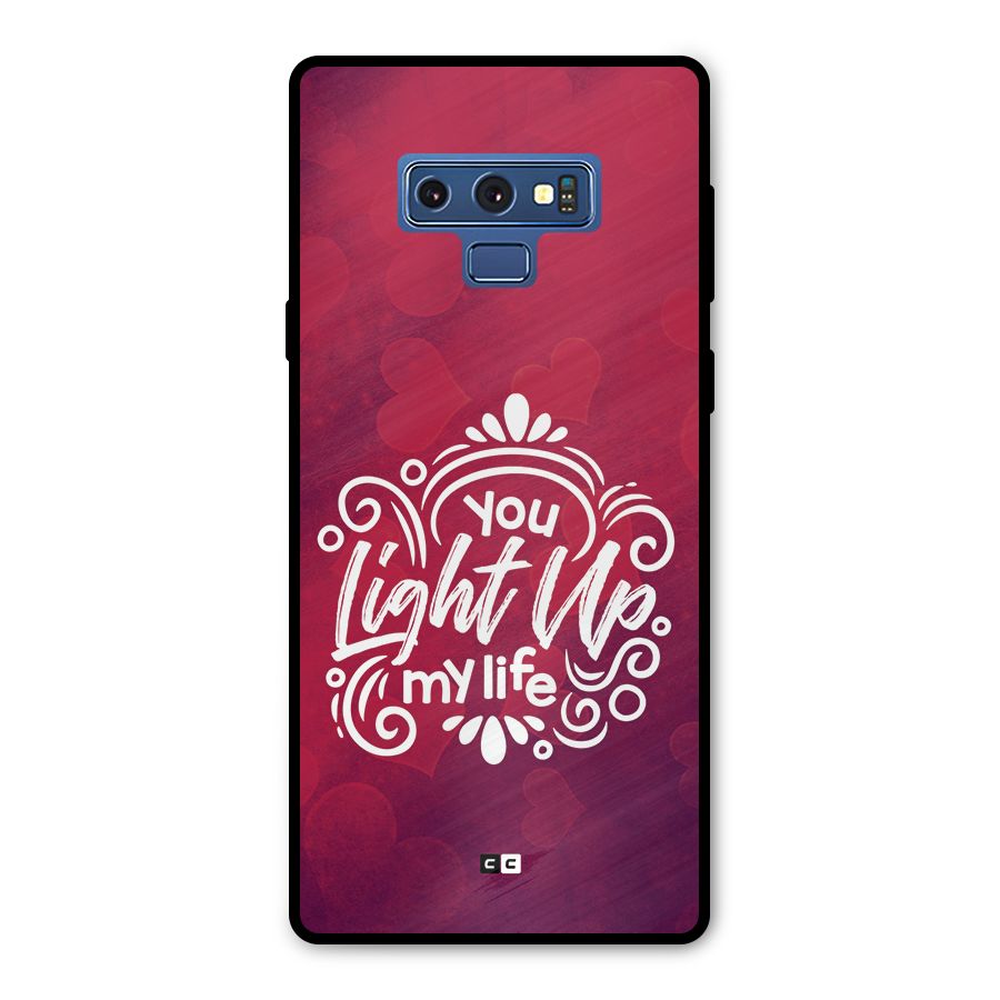 Light Up My Life Metal Back Case for Galaxy Note 9