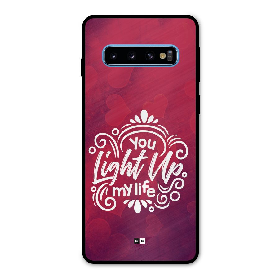 Light Up My Life Metal Back Case for Galaxy S10