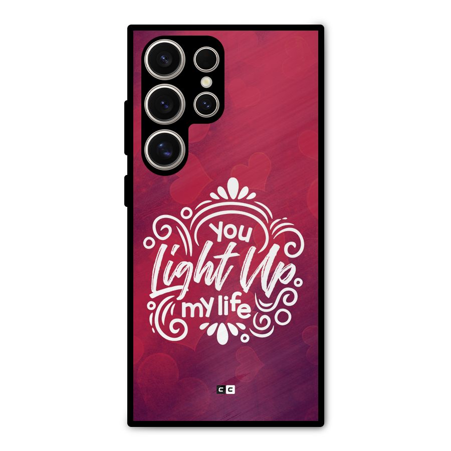 Light Up My Life Metal Back Case for Galaxy S24 Ultra